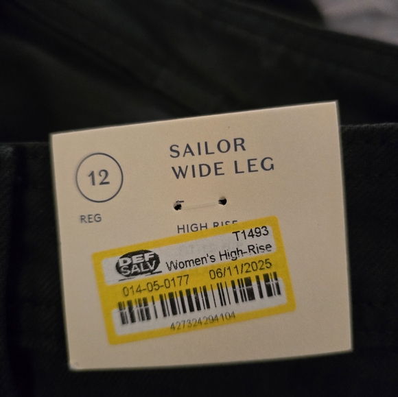 Universal Thread Black Wide Leg Jeans - Picture 8 of 10